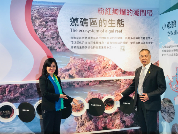 台灣中油觀塘生態保育成果展 「藻」回初衷、聚「礁」未來