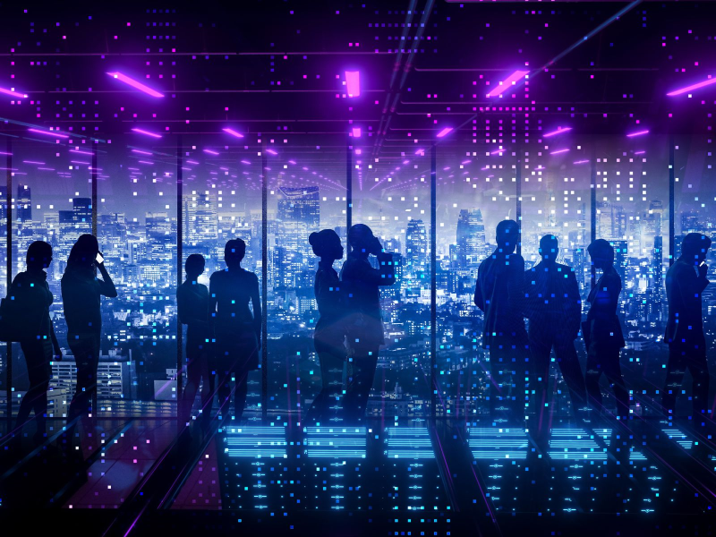 輝達創辦人暨執行長黃仁勳看好運算系統及生成式AI、工業元宇宙、大型語言模型、雲端運算等四大AI應用發展。 圖 / Canva