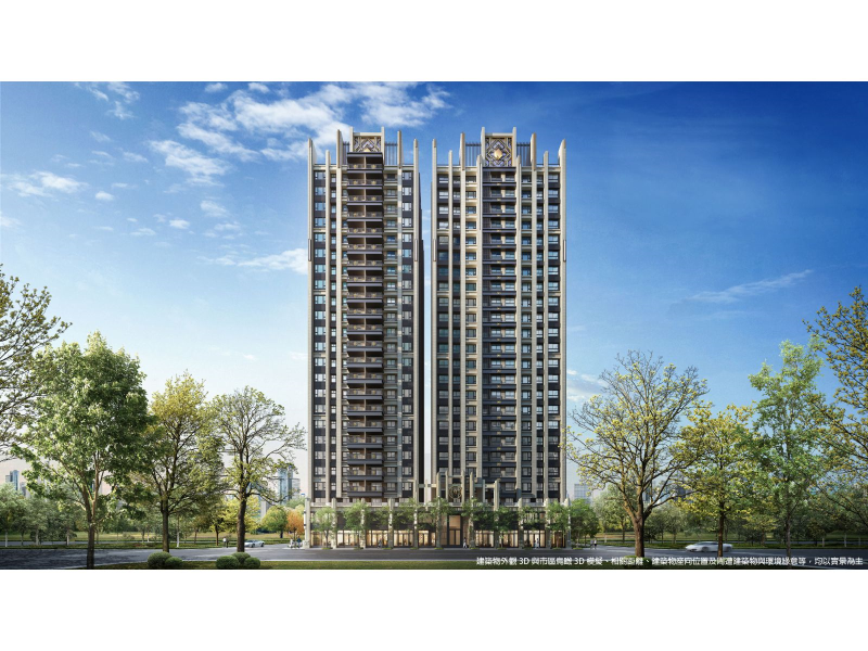 城揚集團鳳山新建案「保泰一品」，基地四面臨路，週邊綠地、商圈、交通便捷。(圖/業者提供)