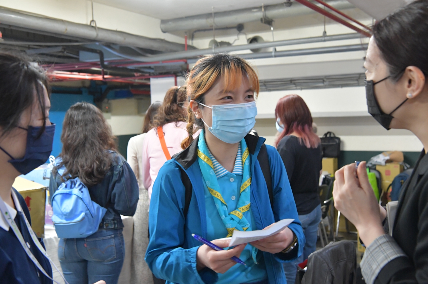 蔡旻軒參與打包，感受到臺灣人的愛心