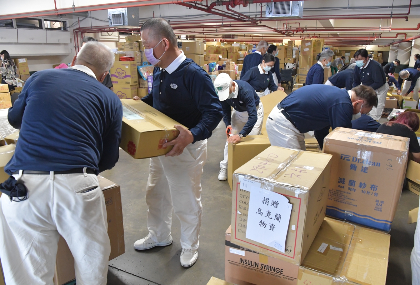 讓千里之外的烏國難民，能更快速拿到所需物資