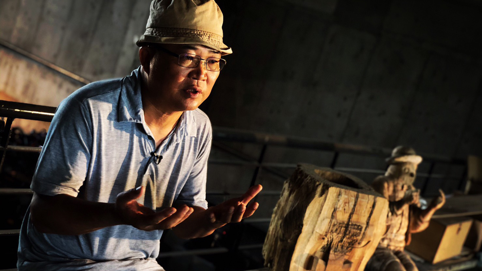 臺灣藝術大學雕塑系主任賴永興教授,認為公共藝術是環境美學的重要元素之一。 臺灣藝術大學雕塑系主任賴永興教授,認為公共藝術是環境美學的重要元素之一。