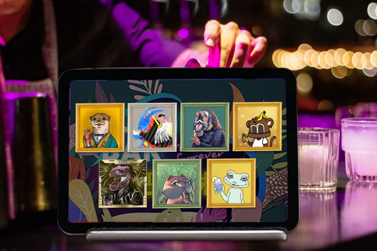 酒吧叢林集結七位台日插畫家跨界創作,以動物為主題,首波NFT涵蓋21款風格設計圖像 酒吧叢林集結七位台日插畫家跨界創作,以動物為主題,首波NFT涵蓋21款風格設計圖像