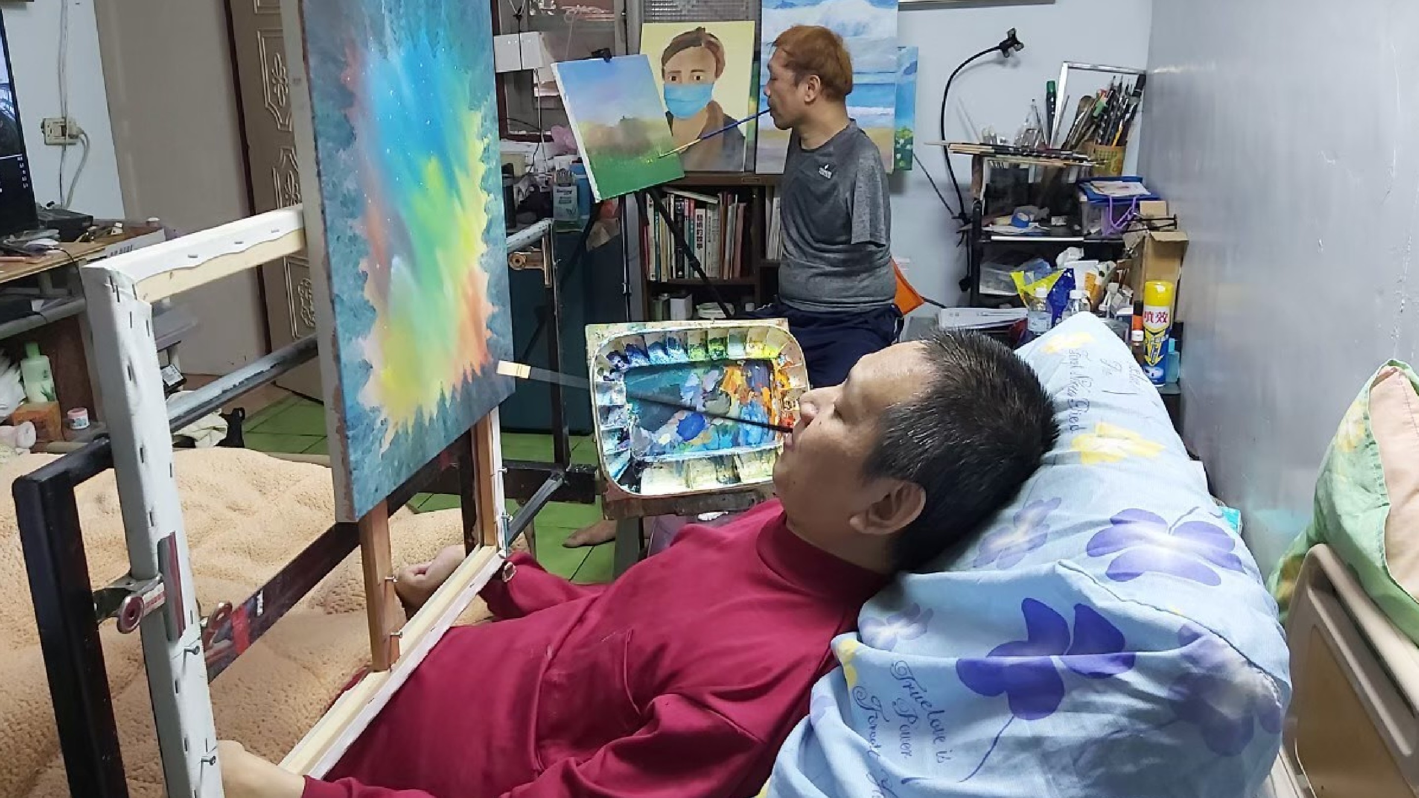 45度角畫家金根鴻, 開始為部落其他身心障礙青年授課