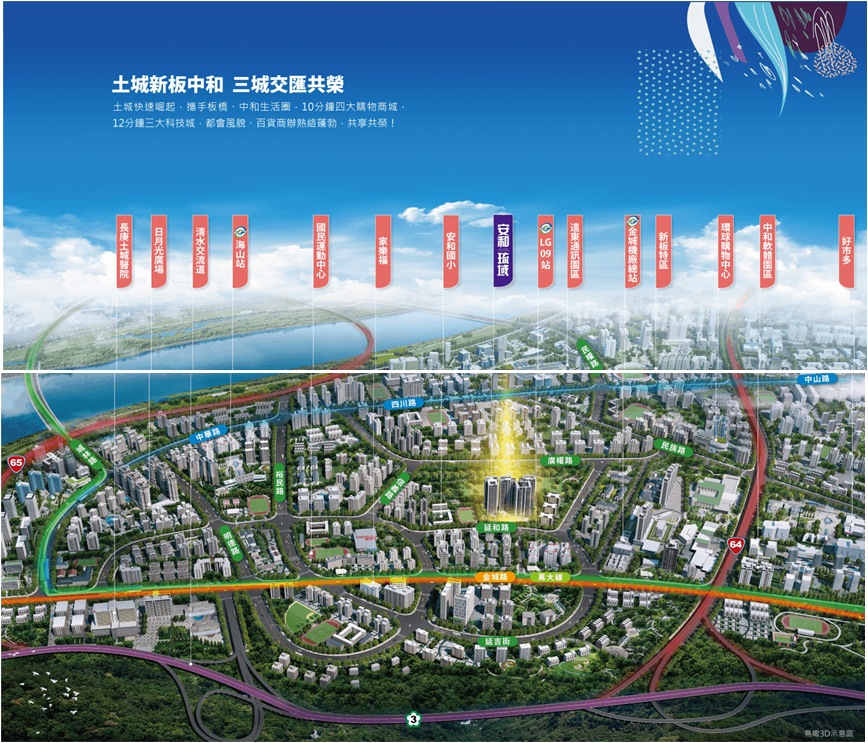 安和琉域500公尺內擁金城路﹑延吉﹑延和三大商圈