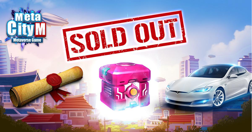 《MetaCity M》第二波土地盲盒已完成第一階段萬筆熱銷，官方將提前展開解盲