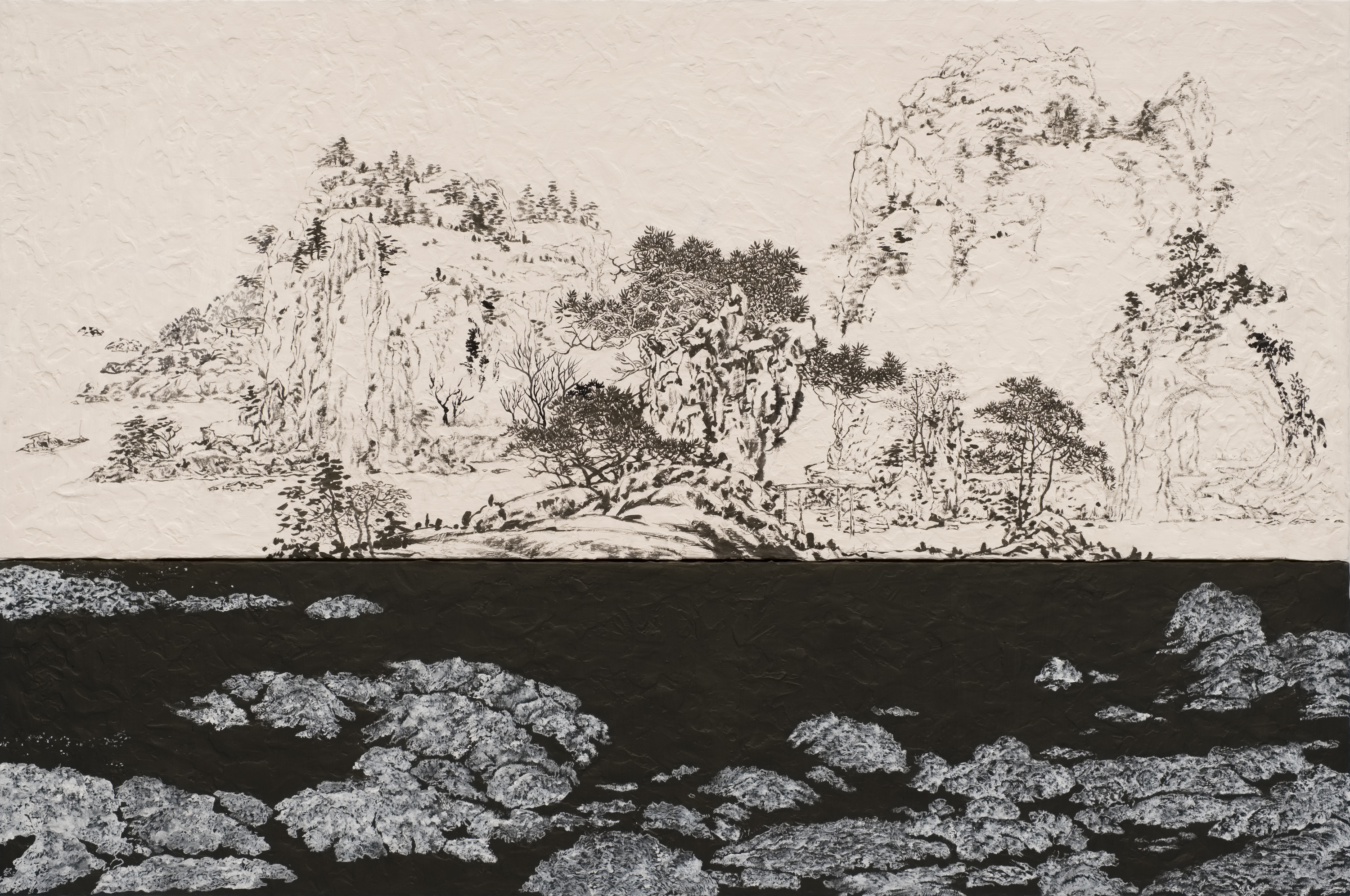 【風景十六】油彩畫布_ 128 x 194 cm 2021 【風景十六】油彩畫布_ 128 x 194 cm 2021