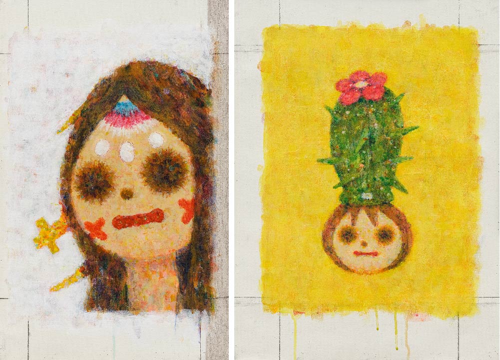 左：《A Bird’s Eye-View》右：《Cactus Girl Head》圖/INVINCIBLE提供