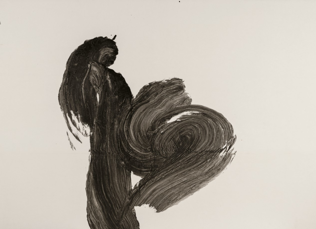 井 上 有 一 《 佛 》 1 9 6 1 水 墨 日 本 紙 鏡 框 1 3 0 x 1 7 9 . 5 c m 圖 / 羅 芙 奧 井 上 有 一 《 佛 》 1 9 6 1 水 墨 日 本 紙 鏡 框 1 3 0 x 1 7 9 . 5 c m 圖 / 羅 芙 奧