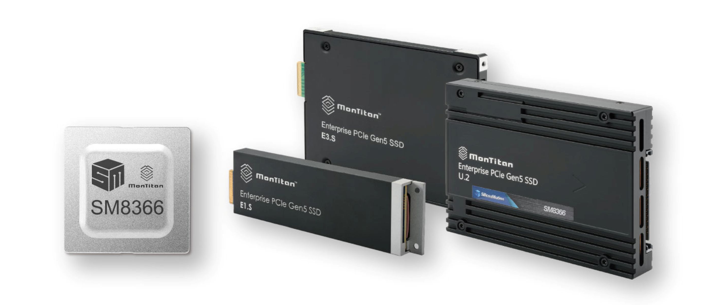 慧 榮 科 技 的 M o n T i t a n 是 全 球 第 一 款 支 援 Q L C   N A N D 的 企 業 級 S S D 開 發 平 台 。 