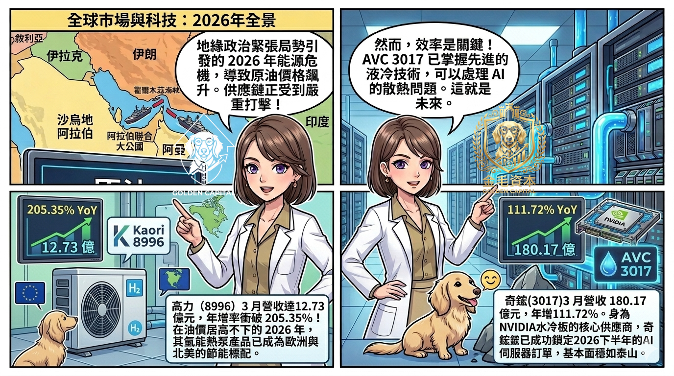 高 力 與 奇 鋐 3 月 營 收 創 記 錄 