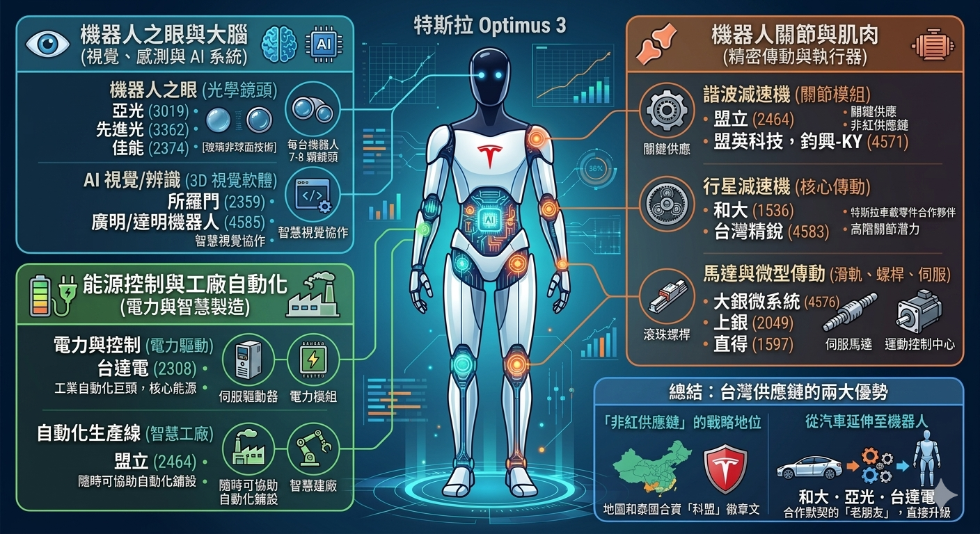 特 斯 拉 機 器 人 台 灣 供 應 鏈 特 斯 拉 機 器 人 台 灣 供 應 鏈