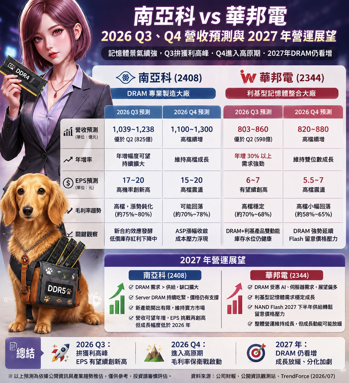南 亞 科 v s 華 邦 電 南 亞 科 v s 華 邦 電