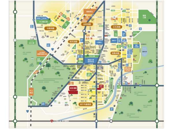 「佳昂.家易」基地位於嘉義市湖子內重劃區，其發展等待期短，還能享有市區便捷之生活條件。（圖/業者提供）