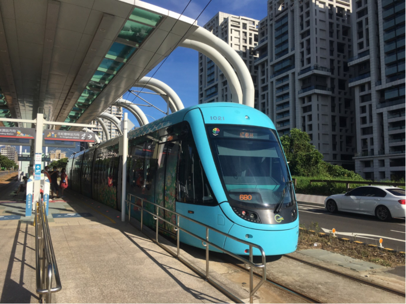 輕軌讓居住淡海新市鎮享交通便利性。