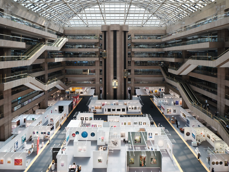 第30屆 ART TAIPEI 2023 俯瞰展覽現場
