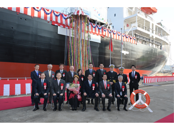 台泥旗下達和航運全新環保水泥專用船「達循輪」今日交船並從日本四國松山港啟航