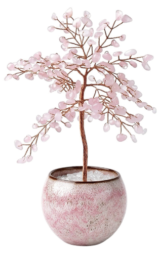 粉晶粉釉開運樹