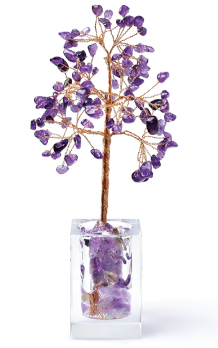 紫水晶理財開運樹