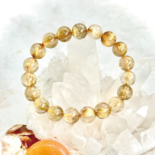 金鈦晶高品清透順絲手珠