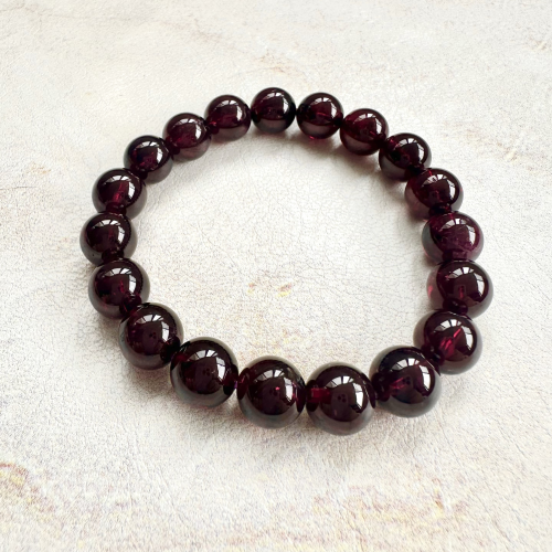 紫牙烏石榴石手珠