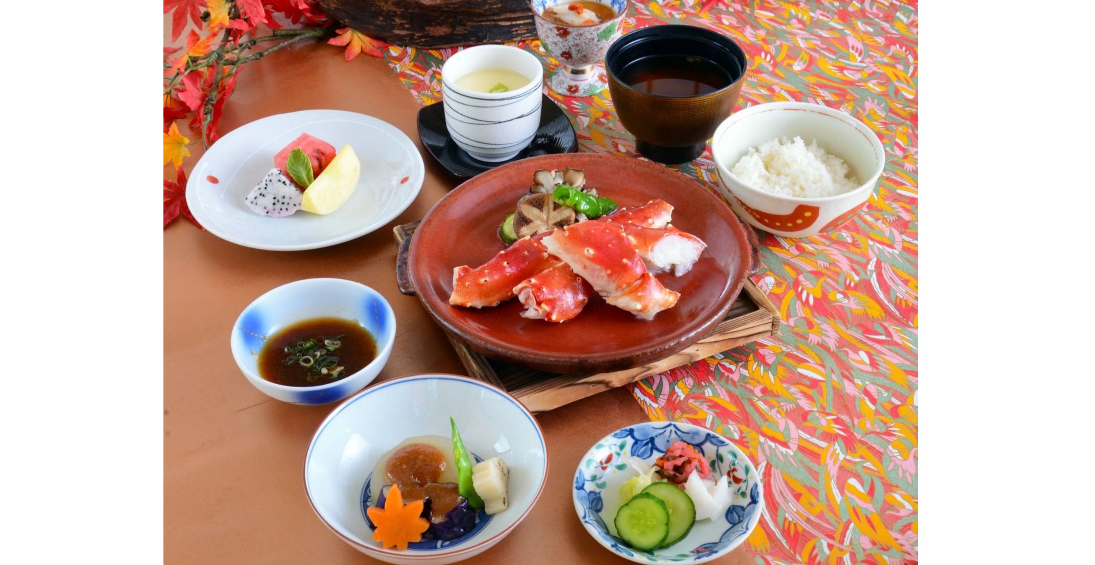 大倉久和秋季螃蟹料理美味上桌