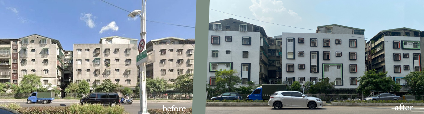 南雅公園周邊整建維護前後對照圖