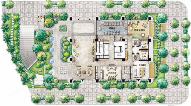 「華固碧湖天」建蔽率僅27.34% 「華固碧湖天」建蔽率僅27.34%
