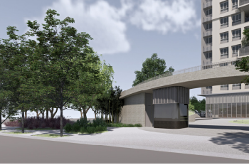 社 區 戶 外 景 觀 - 上 行 為 丘   撫 草 前 行   臨 眺 風 景 