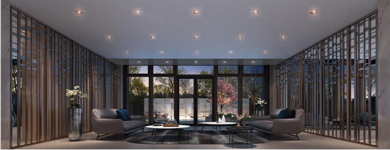 3 D ： 一 樓 大 廳 、 交 誼 廳 、 健 身 房 室 