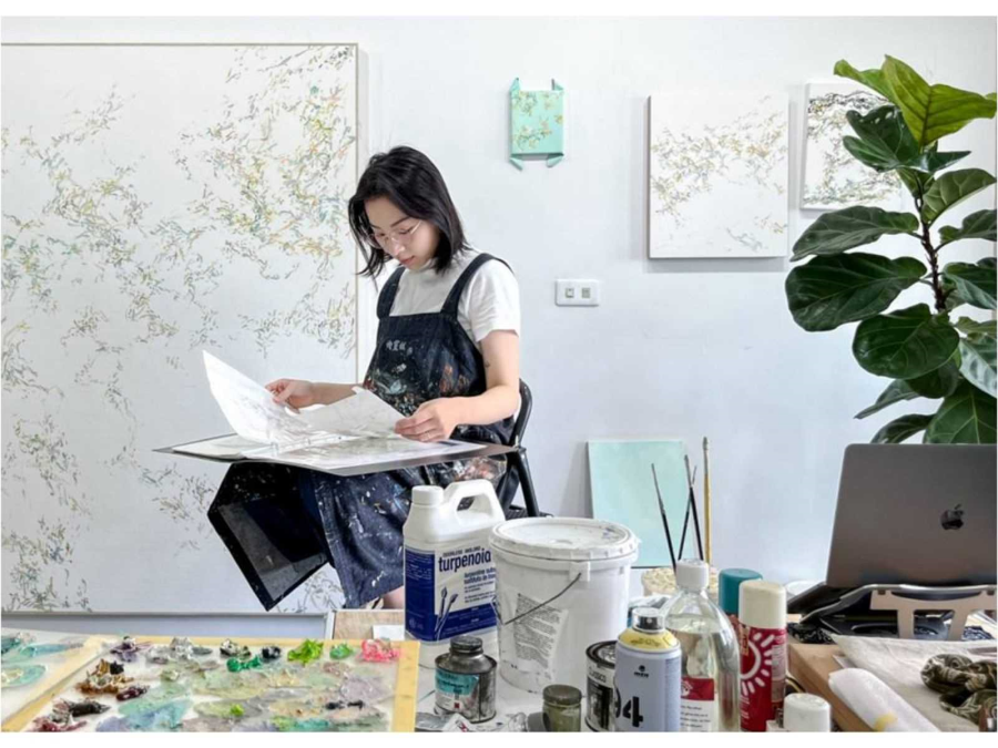 彭禹慈《液面平板》創作過程