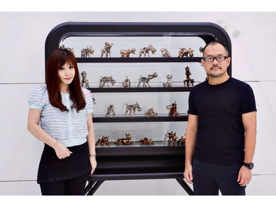 忠泰建築文化藝術基金會執行長李彥良(右)、理善協會執行長林鳳(左)。