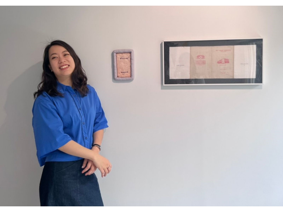 鄭安利與展出作品