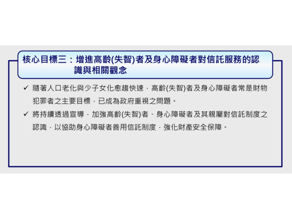 資料來源：金管會，信託2.0「全方位信託」第二階段推動計畫簡報，111年9月。