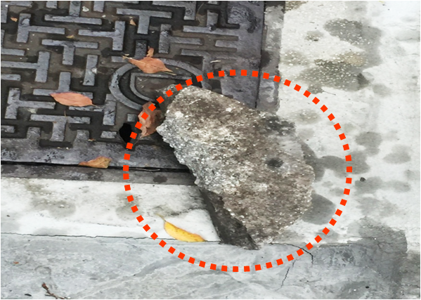 建 物 施 工 不 良 磁 磚 脫 落 屢 見 不 鮮 建 物 施 工 不 良 磁 磚 脫 落 屢 見 不 鮮