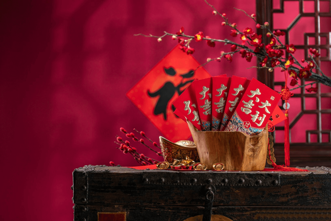 既 然 是 過 年 ， 就 少 不 了 紅 色 做 裝 飾 。 （圖：21世紀不動產提供）