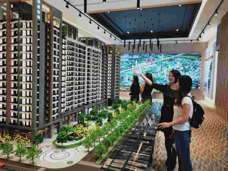 預售屋首當其衝。（攝影：顏瓊真）