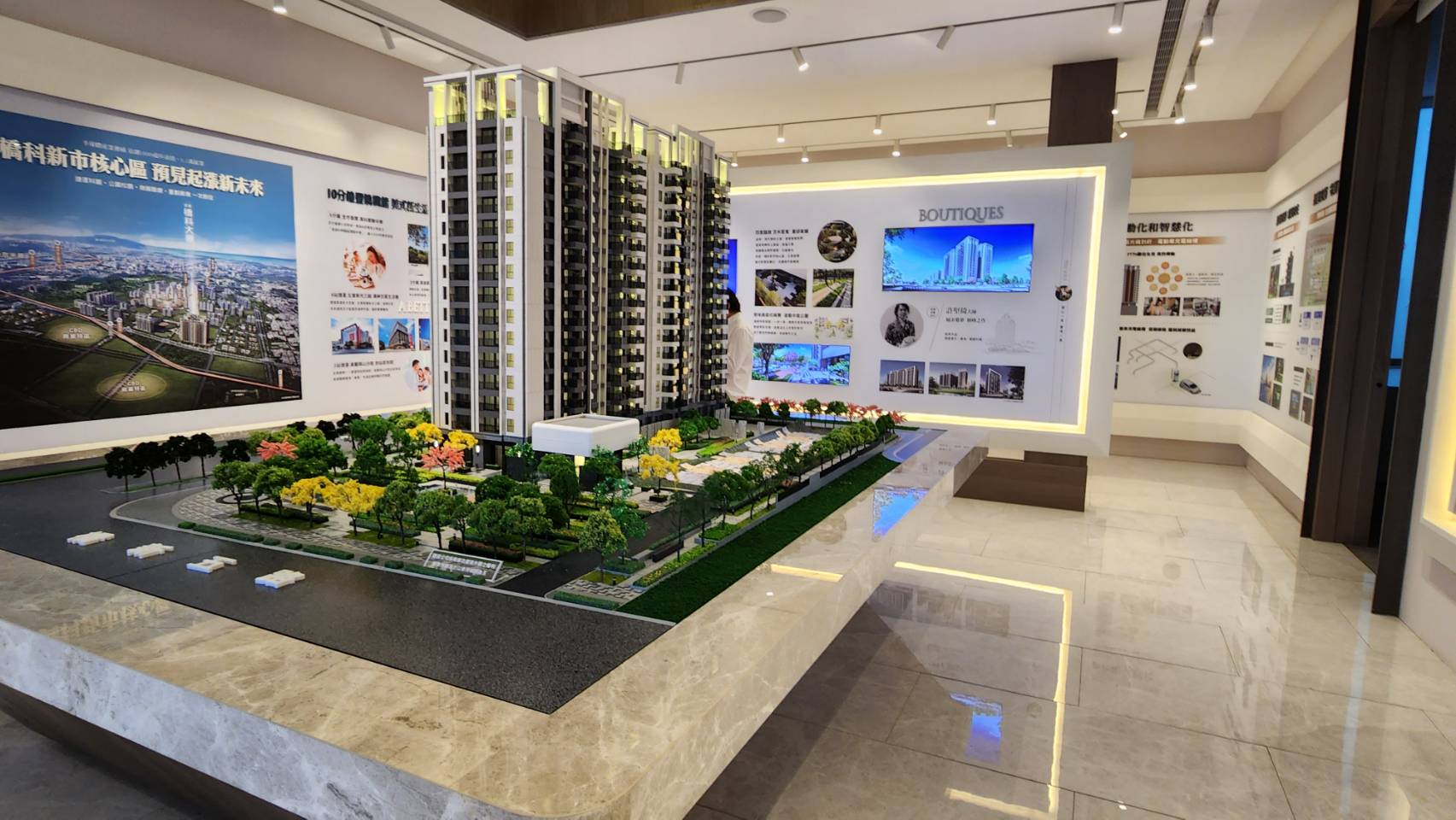 台 灣 房 市 開 春 傳 佳 音 ， 使 得 預 售 建 案 的 銷 售 信 心 大 增 。 ( 攝 影 顏 瓊 真 ) 