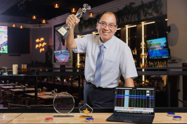 補教老師靠投資選擇權翻身：薛常浩(歐大)。