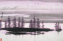 空靈的悸動、線條的美感──閱讀余克危的彩墨畫