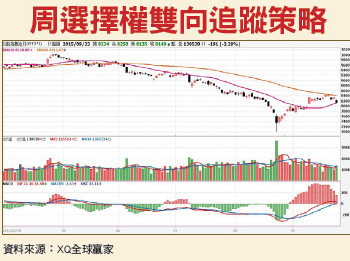 股市震盪有餘 建議買權多頭價差55121